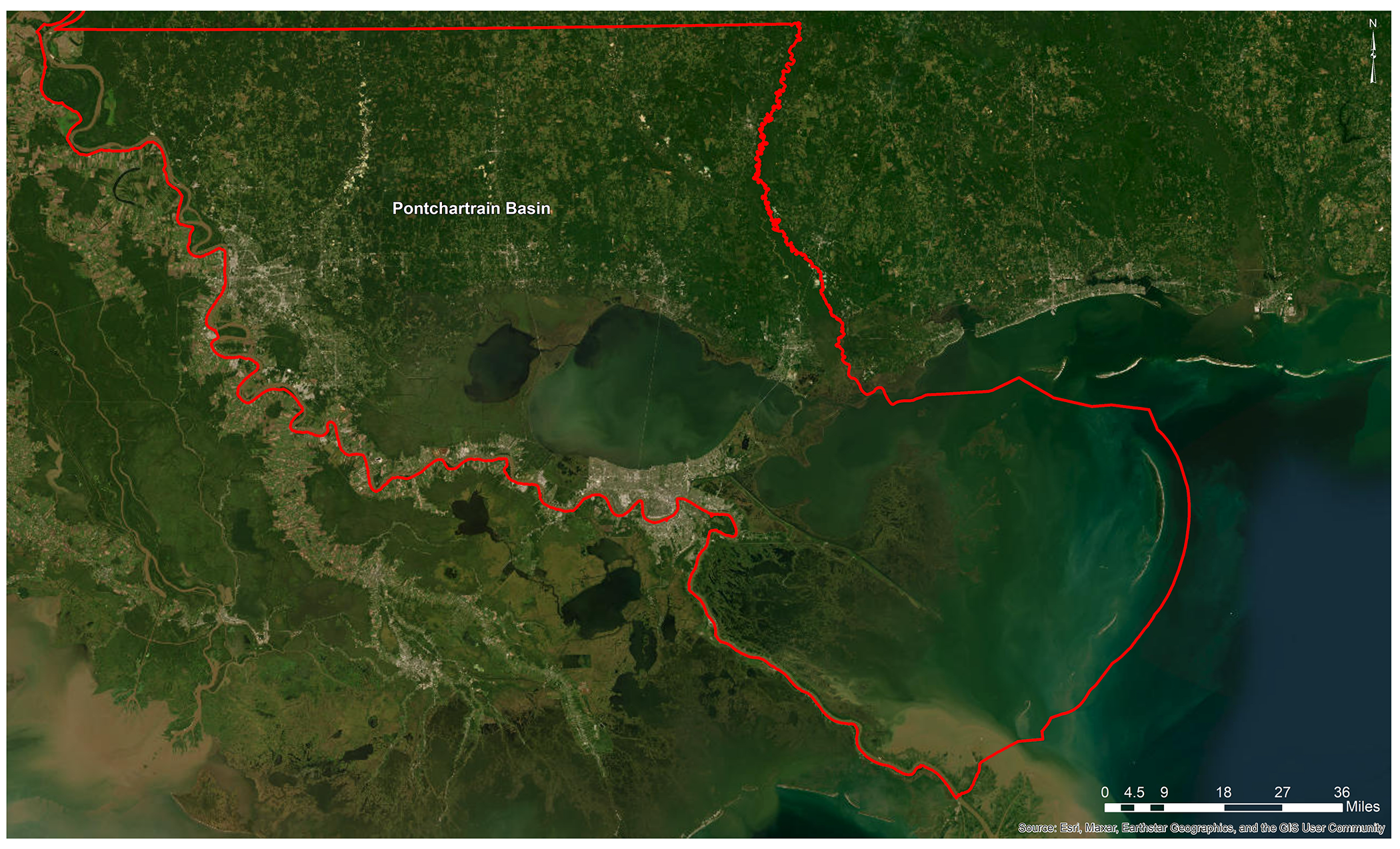 Pontchartrain basin